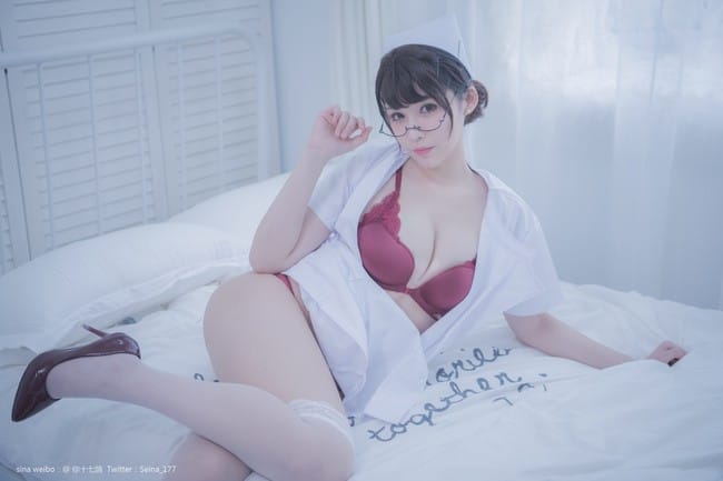 你十七鸽 – NO.03 白色护士[110P1V-535MB]