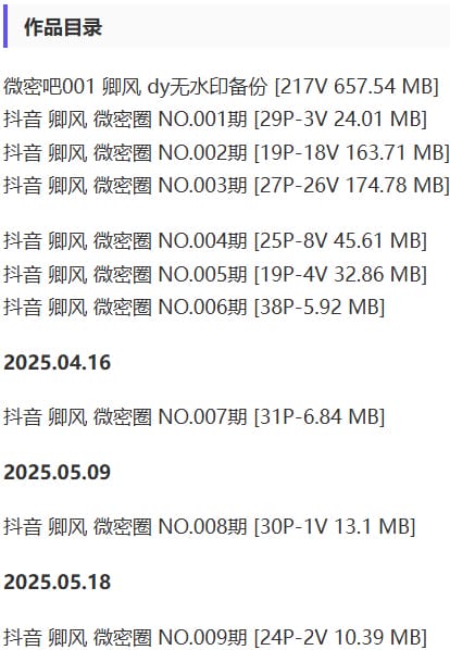 卿风 – 微密圈写真&视频合集【持续更新中】-2